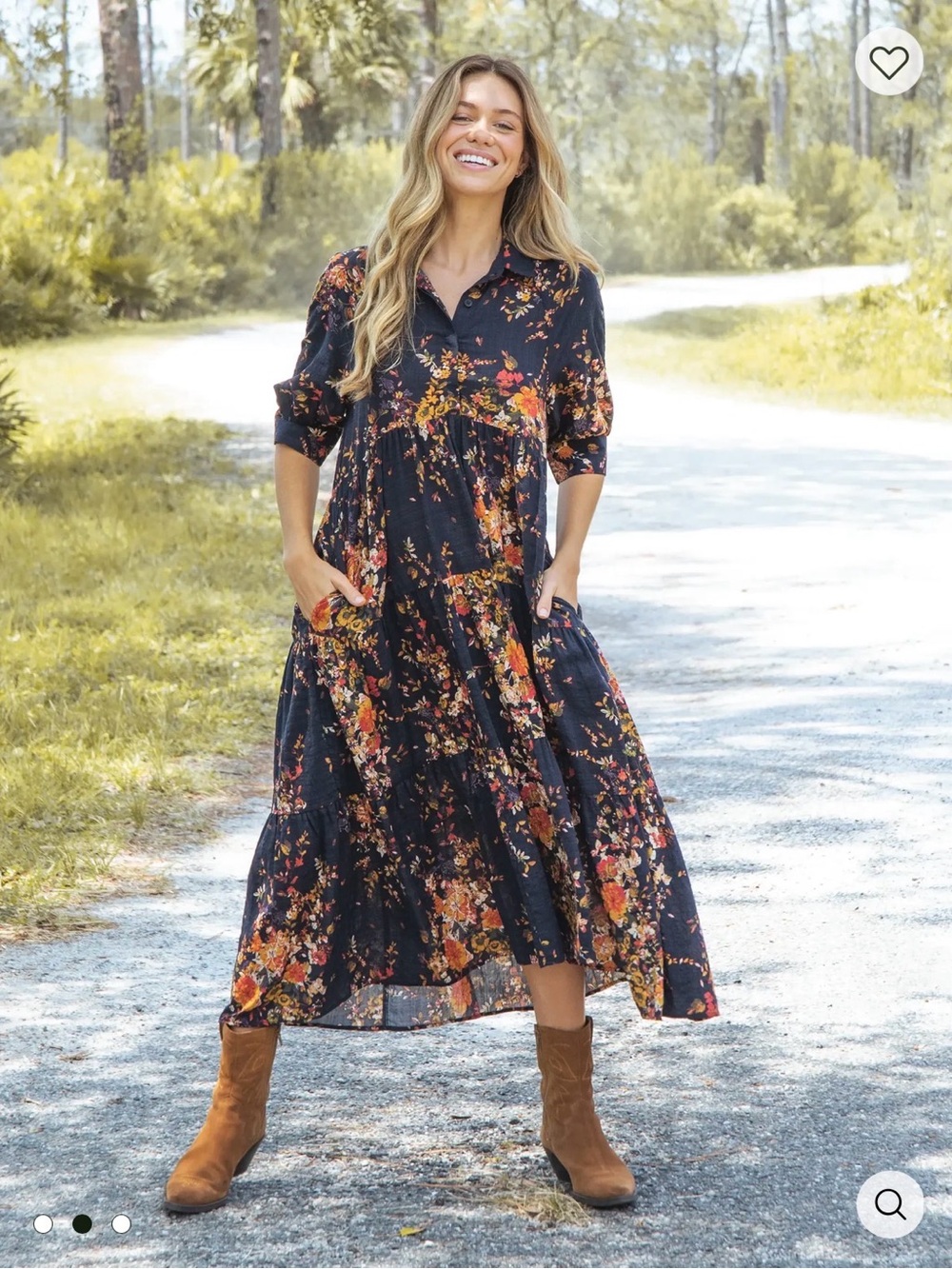 Natural Life Rebecca Midi Dress - Picture 2 of 8